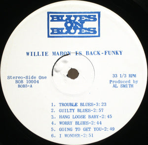 Willie Mabon : Wille Mabon Is Back Funky (LP, Album)