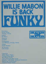 Charger l&#39;image dans la galerie, Willie Mabon : Wille Mabon Is Back Funky (LP, Album)
