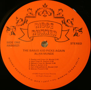 Alan Munde : The Banjo Kid Picks Again (LP, Album)