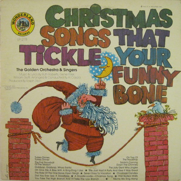 The Golden Orchestra & Singers* : Christmas Songs That Tickle Your Funny Bone (LP, Album)