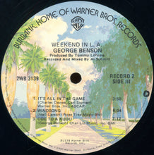 Laden Sie das Bild in den Galerie-Viewer, George Benson : Weekend In L.A. (2xLP, Album, Los)
