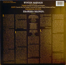 Load image into Gallery viewer, Wynton Marsalis - Tomasi* / Jolivet* - Philharmonia Orchestra, Esa-Pekka Salonen : Tomasi: Concerto For Trumpet And Orchestra / Jolivet: Concerto No. 2 For Trumpet - Concertino For Trumpet, String Orchestra And Piano (LP, Album, Car)
