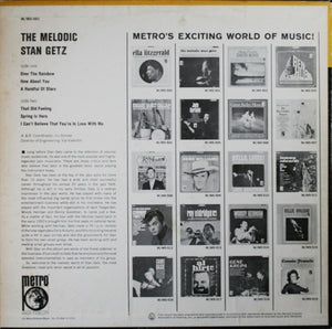 Stan Getz : The Melodic Stan Getz (LP, Comp, Mono)