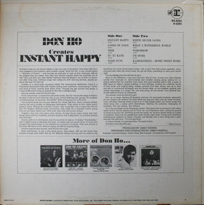 Don Ho : Instant Happy (LP, Album, Ter)