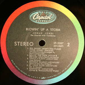 The Jonah Jones Quartet : Blowin' Up A Storm (LP, Album)