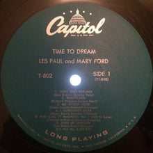 Load image into Gallery viewer, Les Paul And Mary Ford* : Time To Dream (LP, Album, Mono, Scr)
