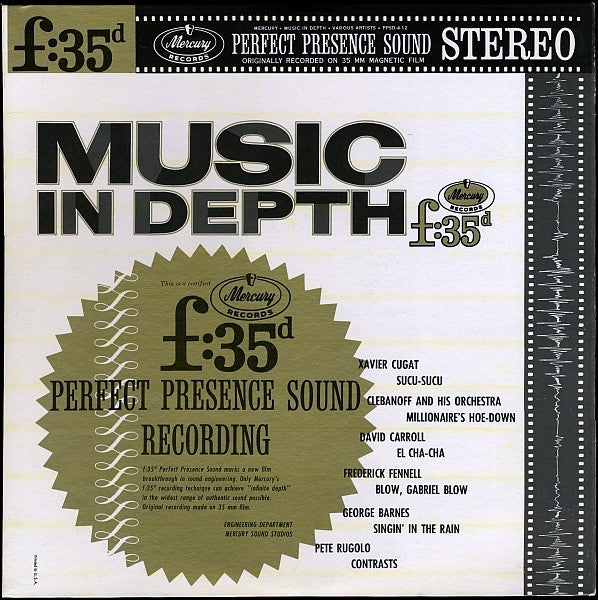 Various : Music In Depth F:35d  (LP, Comp)