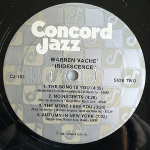 Warren Vaché : Iridescence (LP, Album)