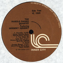 Load image into Gallery viewer, The Harold Danko Quartet* Featuring Gregory Herbert : The Harold Danko Quartet Featuring Gregory Herbert (LP, Album)
