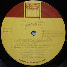 Load image into Gallery viewer, Smokey Robinson : Warm Thoughts (LP, Album)
