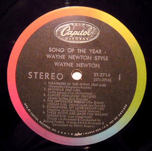 Wayne Newton : Song Of The Year - Wayne Newton Style (LP, Album)