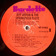 Jeff Afdem & The Springfield Flute* : Jeff Afdem & The Springfield Flute (LP, Album)