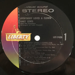 Gary Lewis & The Playboys : Everybody Loves A Clown (LP, Album)