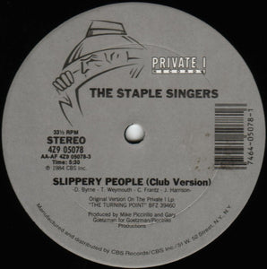 The Staple Singers : Slippery People (12", Single)