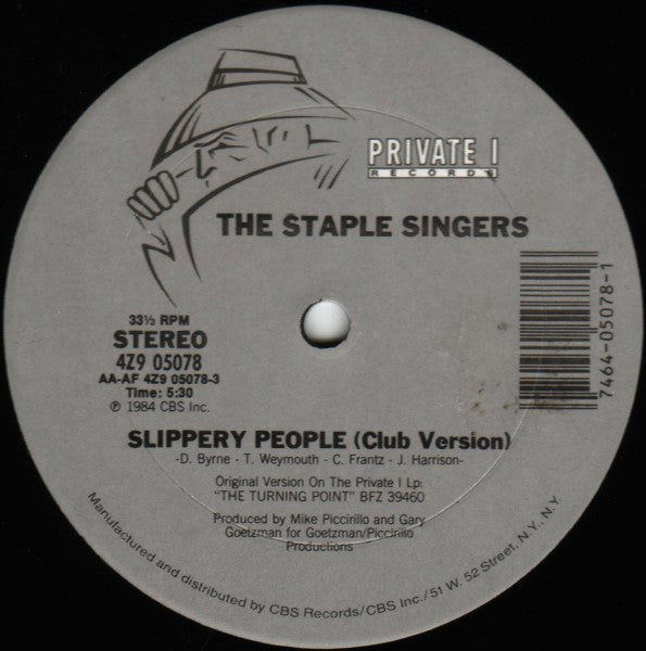 The Staple Singers : Slippery People (12