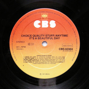 It's A Beautiful Day : Choice Quality Stuff/Anytime (LP, Album, RE)