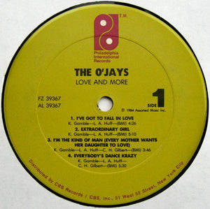 The O'Jays : Love And More (LP, Album, Car)