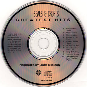 Seals & Crofts : Seals & Crofts' Greatest Hits (CD, Comp, RE)