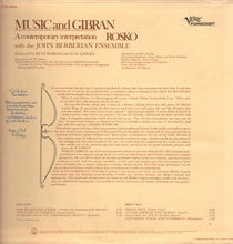 Laden Sie das Bild in den Galerie-Viewer, Rosko : Music And Gibran (A Contemporary Interpretation) (LP, Album)
