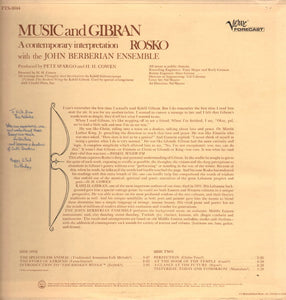 Rosko : Music And Gibran (A Contemporary Interpretation) (LP, Album)
