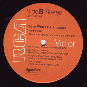 Charlie Rich : There Won't Be Anymore (LP, Comp, Hol)