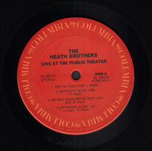 Load image into Gallery viewer, The Heath Bros.* : Live At The Public Theater (LP, Album, Ter)
