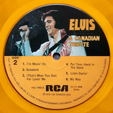 Load image into Gallery viewer, Elvis Presley : A Canadian Tribute (LP, Comp, Yel)
