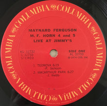 Laden Sie das Bild in den Galerie-Viewer, Maynard Ferguson : M.F. Horn 4&amp;5: Live At Jimmy&#39;s (2xLP, Album, Pit)
