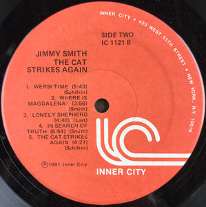 Jimmy Smith : The Cat Strikes Again (LP, Album)