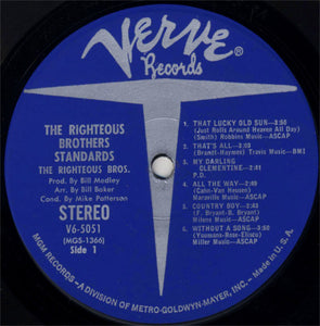 The Righteous Brothers : Standards (LP, Album)