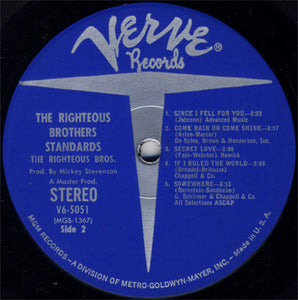 The Righteous Brothers : Standards (LP, Album)