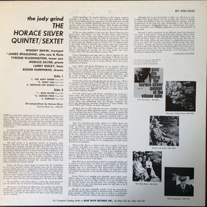 The Horace Silver Quintet / The Horace Silver Sextet : The Jody Grind (LP, Album, Mono, Gat)