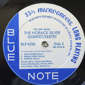 The Horace Silver Quintet / The Horace Silver Sextet : The Jody Grind (LP, Album, Mono, Gat)