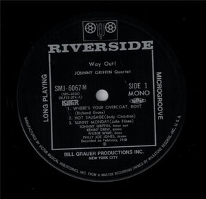 Johnny Griffin Quartet* : Way Out! (LP, Album, Mono, RE)