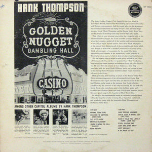 Hank Thompson With The Brazos Valley Boys* : Hank Thompson At The Golden Nugget (LP, Album, RP, Scr)