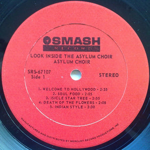 Asylum Choir : Look Inside The Asylum Choir (LP, Album, RE)