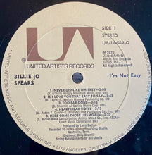 Charger l&#39;image dans la galerie, Billie Jo Spears : I&#39;m Not Easy (LP, Album)
