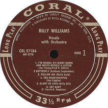 Laden Sie das Bild in den Galerie-Viewer, Billy Williams (5) : Billy Williams (LP)

