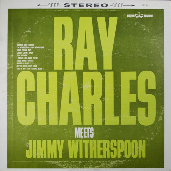 Ray Charles Meets Jimmy Witherspoon : Ray Charles Meets Jimmy Witherspoon (LP, Comp)