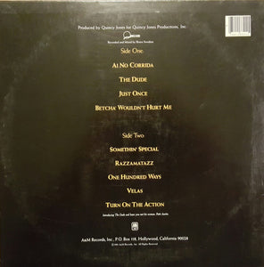 Quincy Jones : The Dude (LP, Album, Y -)
