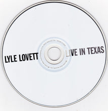 Laden Sie das Bild in den Galerie-Viewer, Lyle Lovett : Live In Texas (CD, Album)
