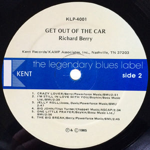 Richard Berry : Get Out Of The Car (LP, Comp, RE)