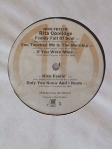 Rita Coolidge : Nice Feelin' (LP, Album, RE, Ter)