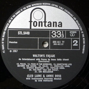 Cleo Laine & Annie Ross With John Dankworth : Walton's Façade (LP)