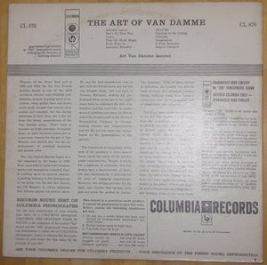 The Art Van Damme Quintet : The Art Of Van Damme (LP, Album)