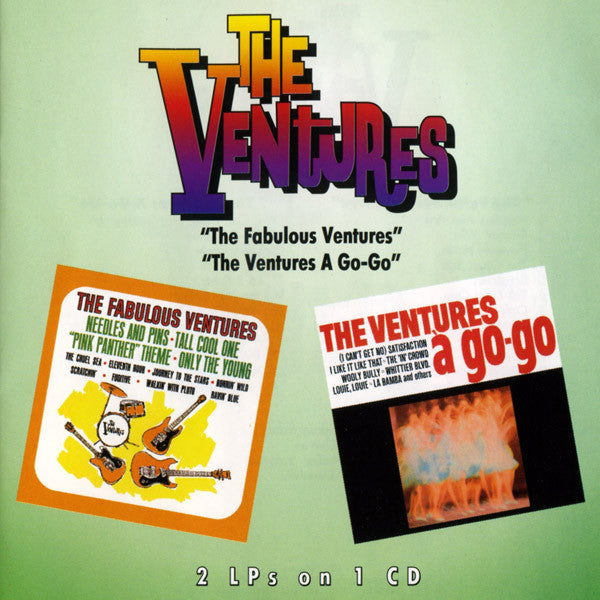 The Ventures : The Fabulous Ventures / The Ventures A Go-Go (CD, Comp)