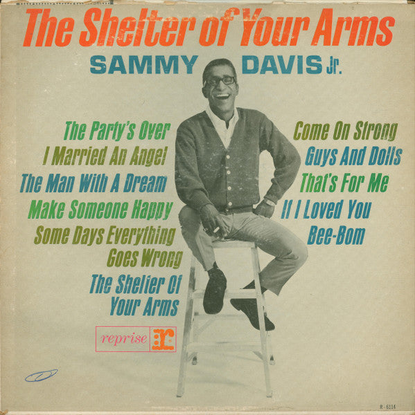 Sammy Davis Jr. : The Shelter Of  Your Arms (LP, Album, Mono)