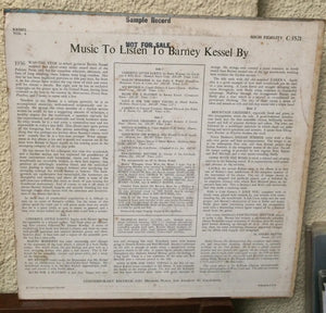 Barney Kessel : Music To Listen To Barney Kessel By (LP, Album, Mono, Dee)