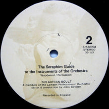 Laden Sie das Bild in den Galerie-Viewer, Sir Adrian Boult &amp; Members Of The London Philharmonic Orchestra* : The Seraphim Guide To The Instruments Of The Orchestra (LP, Album)
