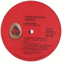 Load image into Gallery viewer, Don Nix : In God We Trust (LP, Album, Gat)
